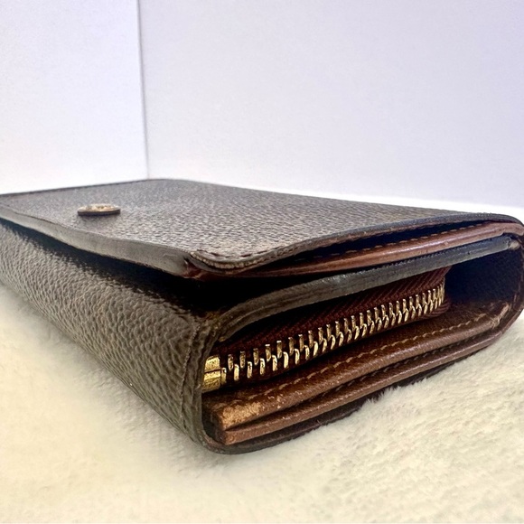 Louis Vuitton Brown Monogram Porte Monnaie Tresor Wallet - Picture 3 of 16